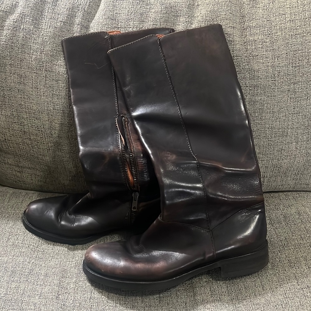 J crew brown boots size 7